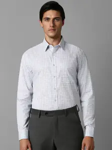 Louis Philippe Men Slim Fit Opaque Checked Formal Shirt