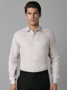 Louis Philippe Men Opaque Printed Formal Shirt