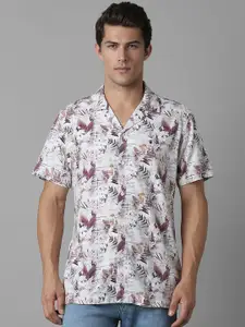 Louis Philippe Jeans Men Slim Fit Floral Opaque Printed Casual Shirt