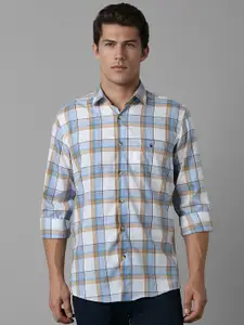 Louis Philippe Sport Men Slim Fit Opaque Checked Casual Shirt