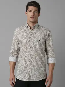 Louis Philippe Sport Men Slim Fit Floral Opaque Printed Casual Shirt