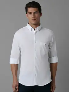 Louis Philippe Sport Men Slim Fit Opaque Casual Shirt
