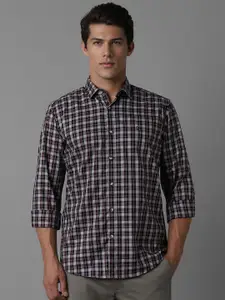 Louis Philippe Sport Men Slim Fit Opaque Checked Casual Shirt