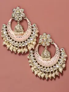 OOMPH Floral Chandbalis Earrings