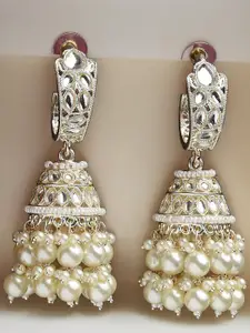 OOMPH Dome Shaped Jhumkas Earrings