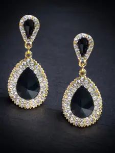 OOMPH Teardrop Shaped Drop Earrings