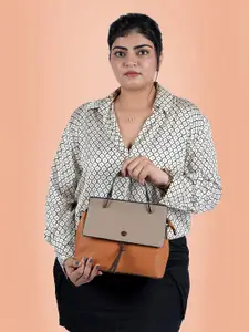 Mochi Colourblocked Structured Satchel