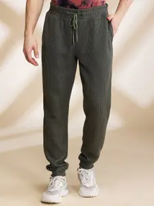 Being Human Men Striped Mid Rise Jogger