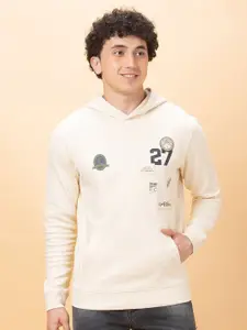 Being Human Printed Hooded Sweatshirt