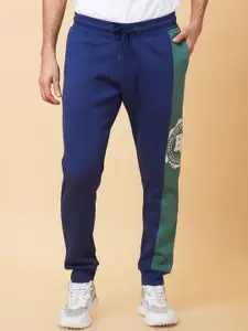 Being Human Men Colorblocked Mid Rise Joggers