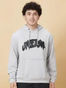 Being Human Printed Hooded Sweatshirt