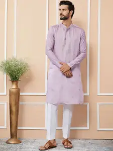 See Designs Men Embellished Thread Work Kurta