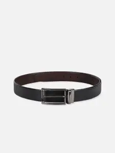 Peter England Men Textured Leather Belt