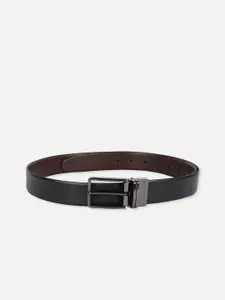Peter England Men Textured Leather Formal Belt