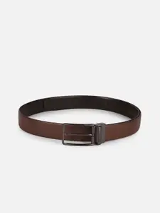 Van Heusen Men Textured Leather Belt
