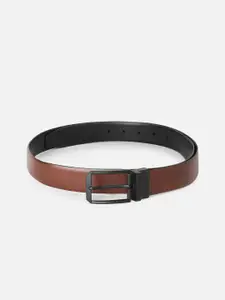 Van Heusen Men Textured Leather Belt