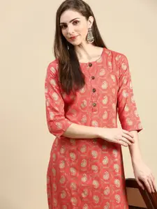 SHOWOFF Women Geometric Indie Prints Kurta