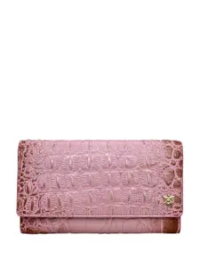 Anuschka Women Abstract Leather Three Fold Wallet