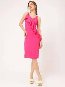 DressBerry Shoulder Straps Sheath Dress