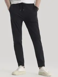 Snitch Men Smart Slim Fit Joggers Trousers