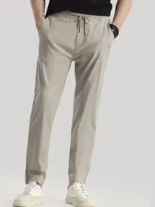 Snitch Men Smart Slim Fit Joggers Trousers