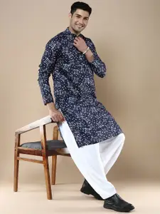 Anouk Men Printed Regular Kurta with Patiala