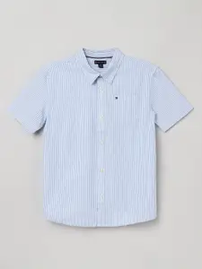 Tommy Hilfiger Boys Opaque Striped Casual Shirt