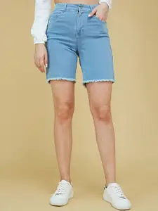 The Roadster Lifestyle Co High-Rise Denim Shorts