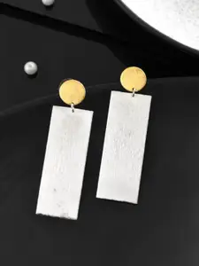 Silvermerc Designs Square Drop Earrings
