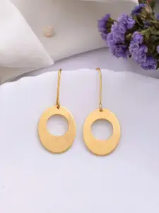 Silvermerc Designs Oval Drop Earrings