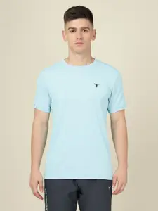 Technosport Men Pack Of 2 Anti Odour Solid Slim Fit T-shirt With TECHNO COOL+