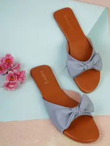 DressBerry Women Open Toe Flats with Bows