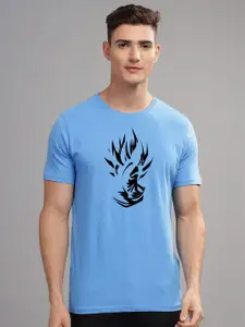 ADRO Men Typography Printed Raw Edge T-shirt