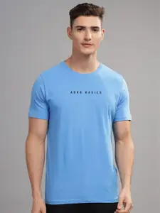 ADRO Men Typography Printed Applique T-shirt
