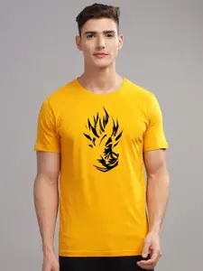 ADRO Men Typography Printed Applique T-shirt