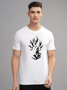 ADRO Men Typography Printed Raw Edge T-shirt