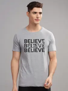 ADRO Men Typography Printed Pockets T-shirt