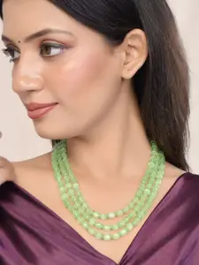 Silvermerc Designs Brass Silver-Plated Necklace