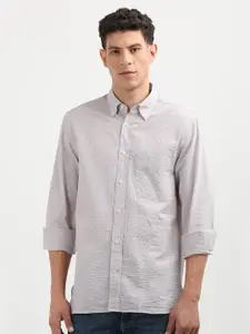 Tommy Hilfiger Men Opaque Striped Casual Shirt