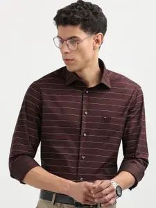 Tommy Hilfiger Men Horizontal Stripes Opaque Striped Casual Shirt