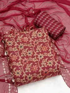 Panzora Printed Unstitched Dress Material