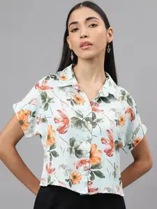 Latin Quarters Women Floral  Printed Opaque  Casual Shirt