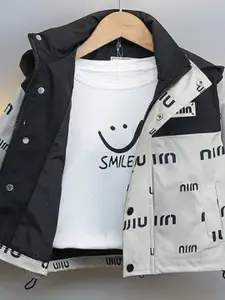 StyleCast x Revolte Boys Lightweight Crop Outdoor Bomber with Patchwork Jacket