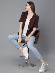 indy Raaga Women Classic Opaque Casual Shirt