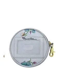 Anuschka Women Floral Leather Zip Around Wallet