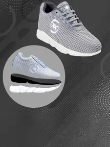 Bxxy Men 3 Inch Hidden Elevator Height Inceasing Running Sports Lace-up Shoes