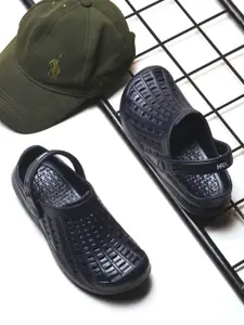 HRX by Hrithik Roshan Men Navy Blue Rubber Clogs