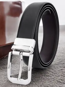 WINSOME DEAL Men Tang Textured Formal Belt