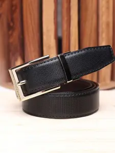 WINSOME DEAL Men Tang Textured Formal Belt