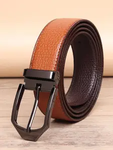 WINSOME DEAL Men Tang Textured Formal Belt